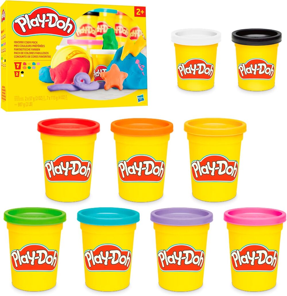 Play-Doh 9 Pack Favorite Color Set, Assorted Colors